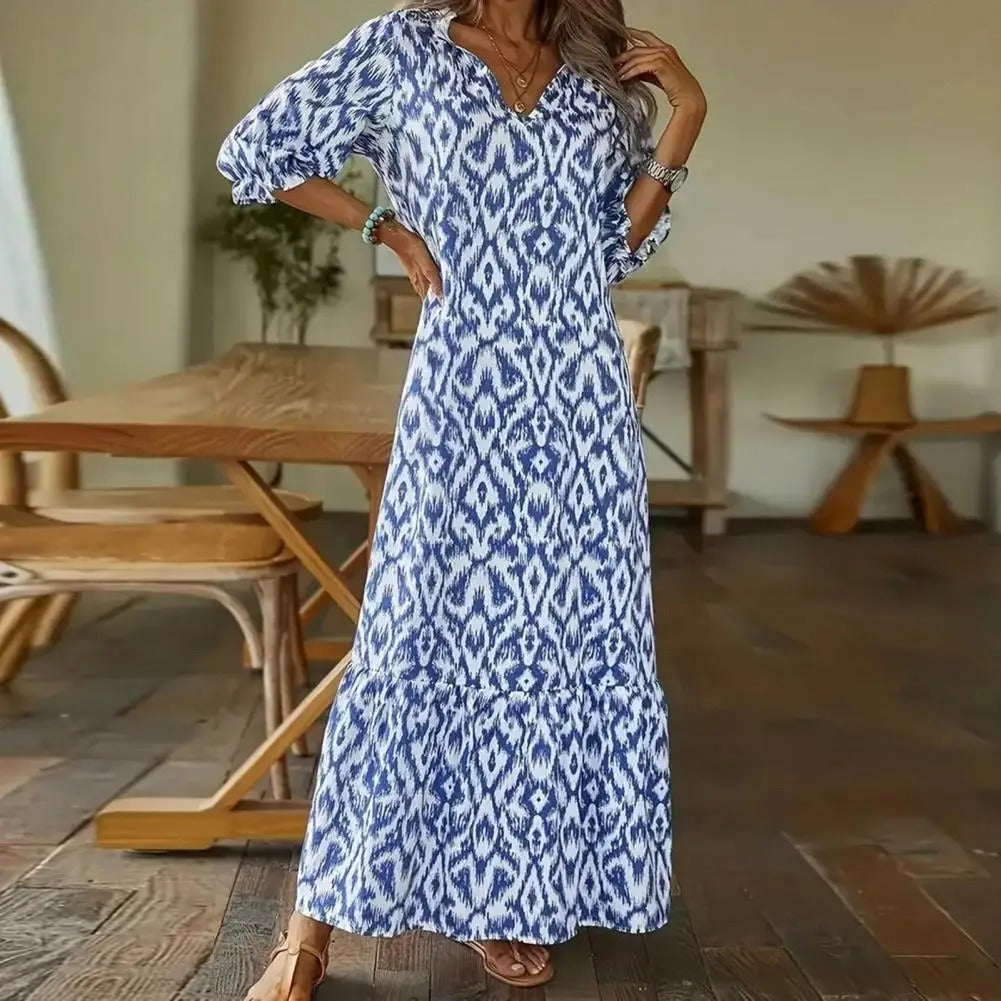 Levoire | Maxi-robe pour femme - Bleu