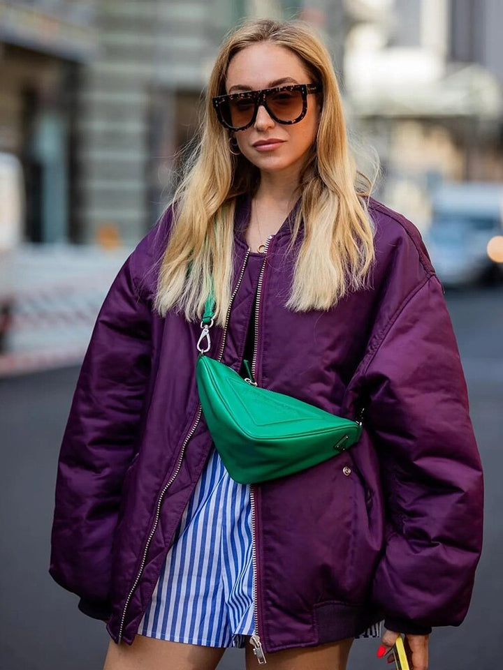 Levoire | Veste Bomber Pour Femmes Imirana Lilas