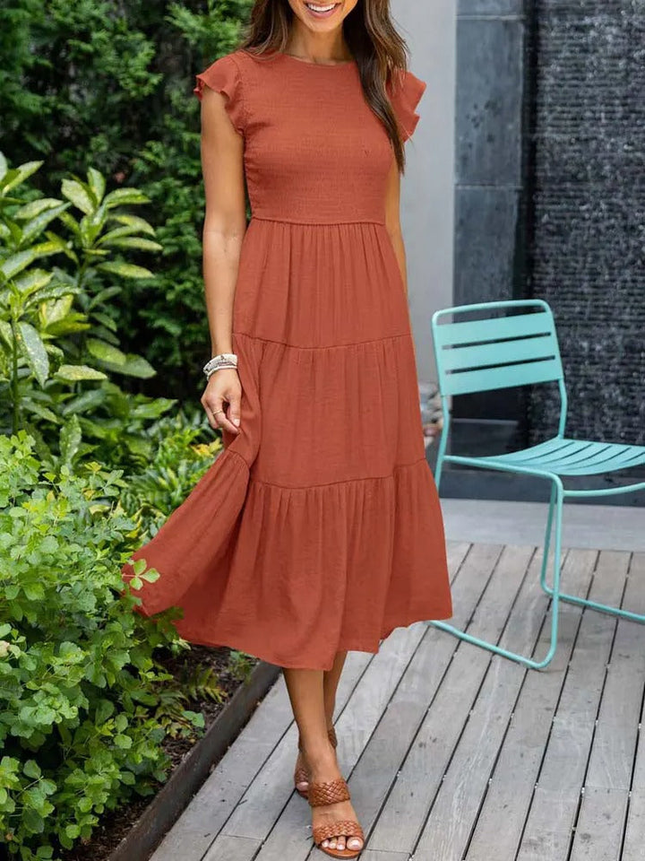 Levoire | Robe Exigeante Qui Couvre Le Ventre Orange