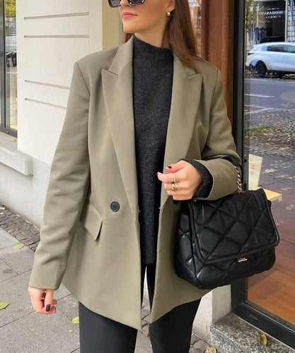 Levoire | Blazer Long Trendy Confortable Pour L'Automne