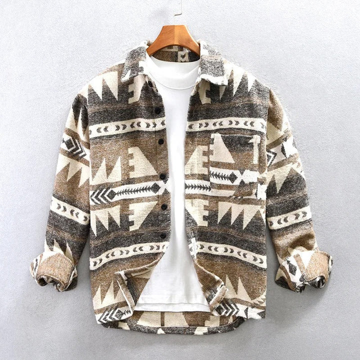 Levoire | Veste À Boutons Dans Le Style De La Vendange Pour Hommes Brun clair