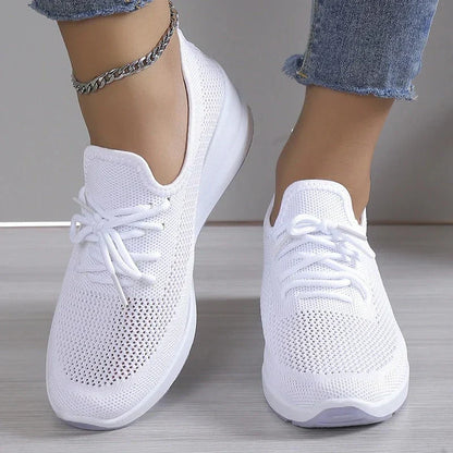Levoire | Chaussures de course en mesh respirantes Blanc
