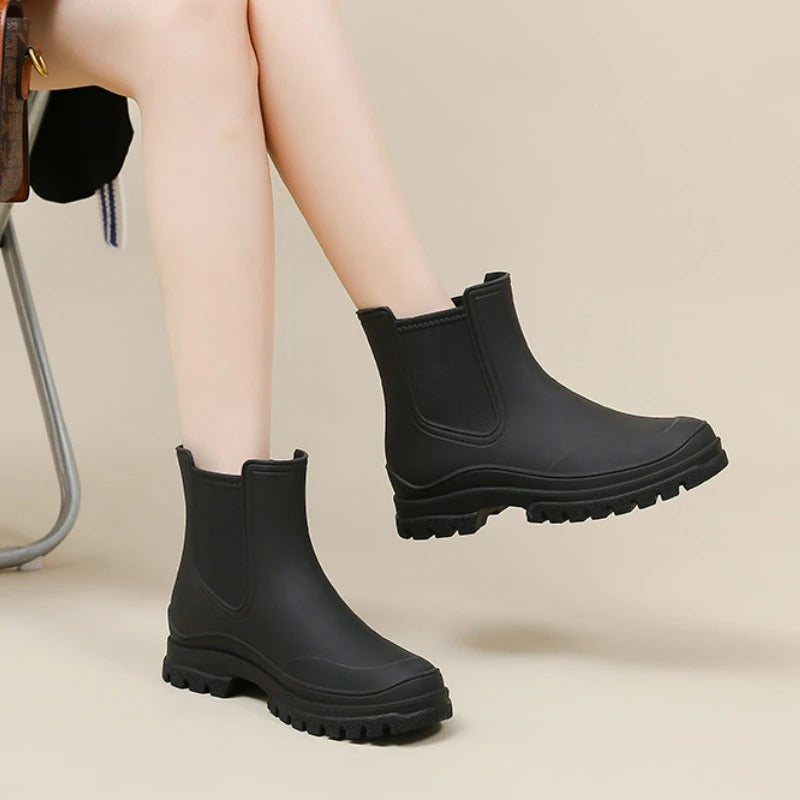 Levoire | Bottes De Pluie Semi-Hautes Imperméables De Luxe Pour Femmes