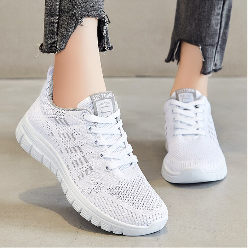 Levoire | Chaussures De Sport Pour Femmes Confortables Et À La Mode Blanc