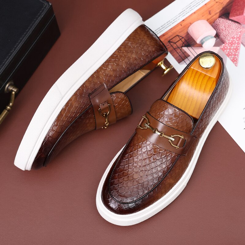 Levoire | NoirVert Ombre loafer