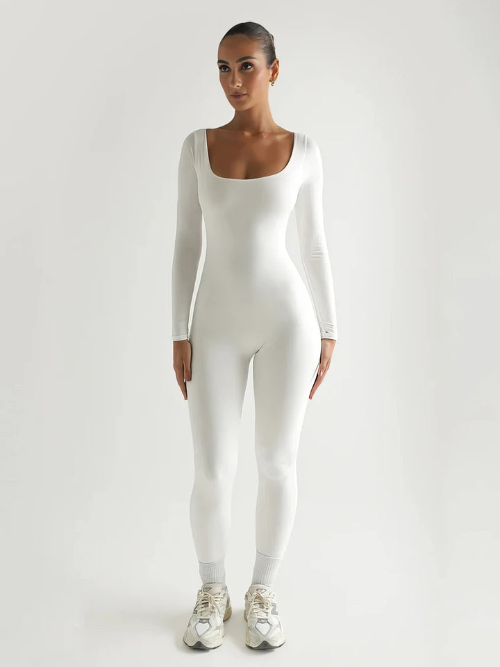 Levoire | Combinaison Longue Avec Manches Longues Blanc