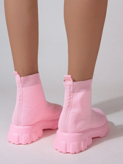 Levoire | Bottes En Filet Tendance Et Confortables Avec Semelle Haute Pour Femmes