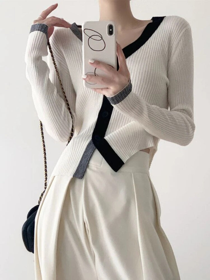 Levoire | Veste En Tricot Avec Bouton