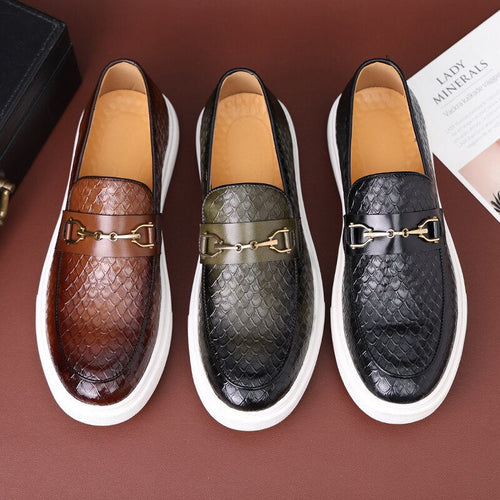 Levoire | NoirVert Ombre loafer