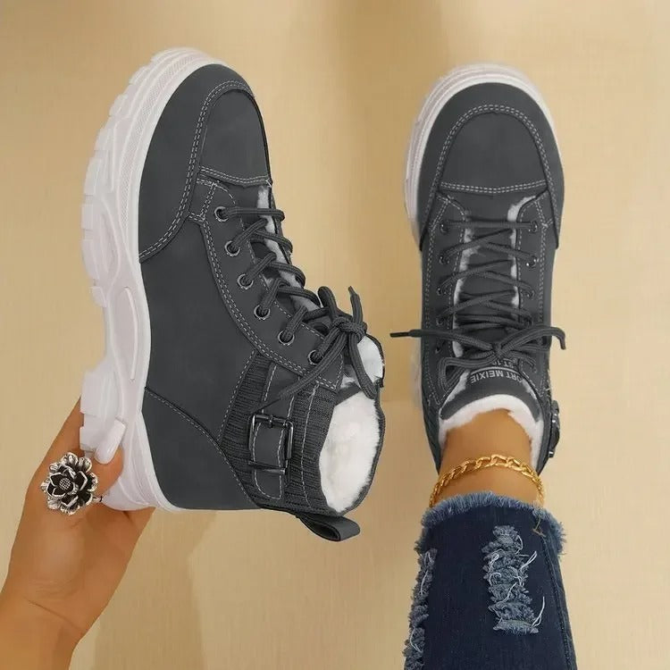 Levoire | Bottes À Plateforme Sportives À Lacets Pour Femmes