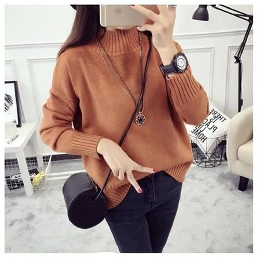 Levoire | Doux Pull Look Cachemire une taille Orange