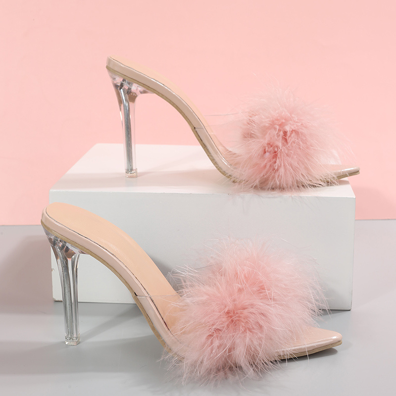 Levoire | Talons avec Plumes Élégantes et Confort Assuré pour Femmes