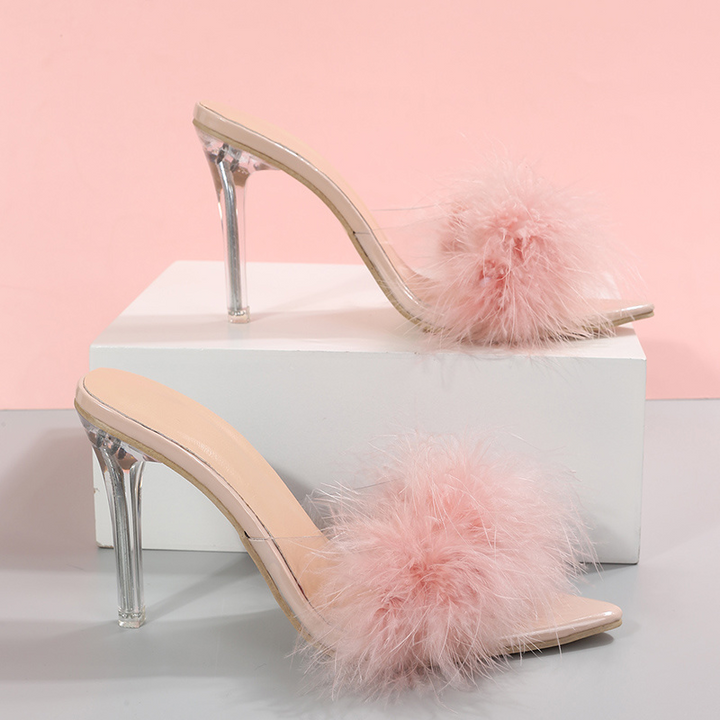 Levoire | Talons avec Plumes Élégantes et Confort Assuré pour Femmes