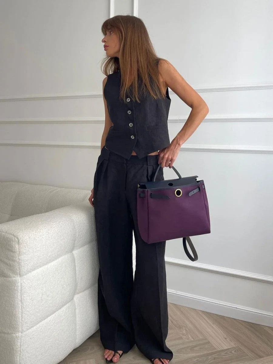 Levoire | Gilet Et Pantalon En Coton Ensemble Deux Pièces