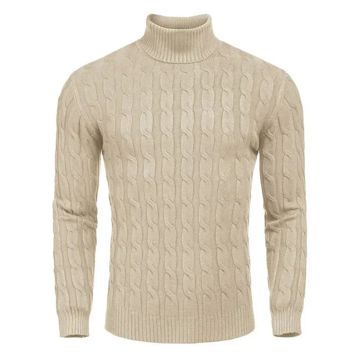 Levoire | Élégant Col Roulé Beige