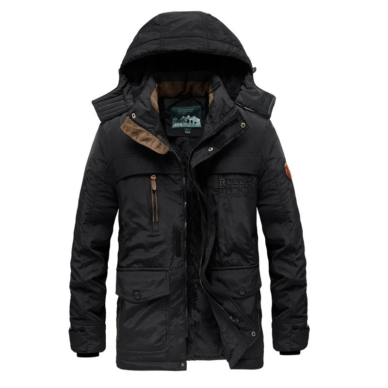 Levoire | Manteau D'Hiver Confortable Pour Hommes Noir