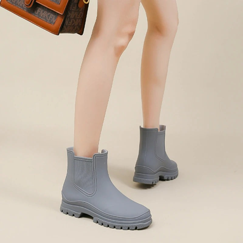 Levoire | Bottes De Pluie Semi-Hautes Imperméables De Luxe Pour Femmes