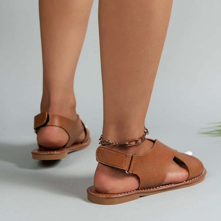Levoire | Sandales En Cuir Pour Dames Avec Boucle