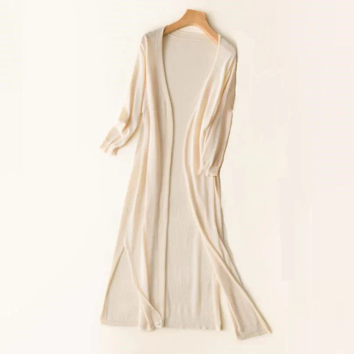 Levoire | Long Pull En Tricot Veste Abricot