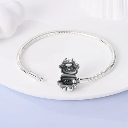 Levoire | Bracelet En Argent Sterling Rose 925 Pavé Griffe De Chien