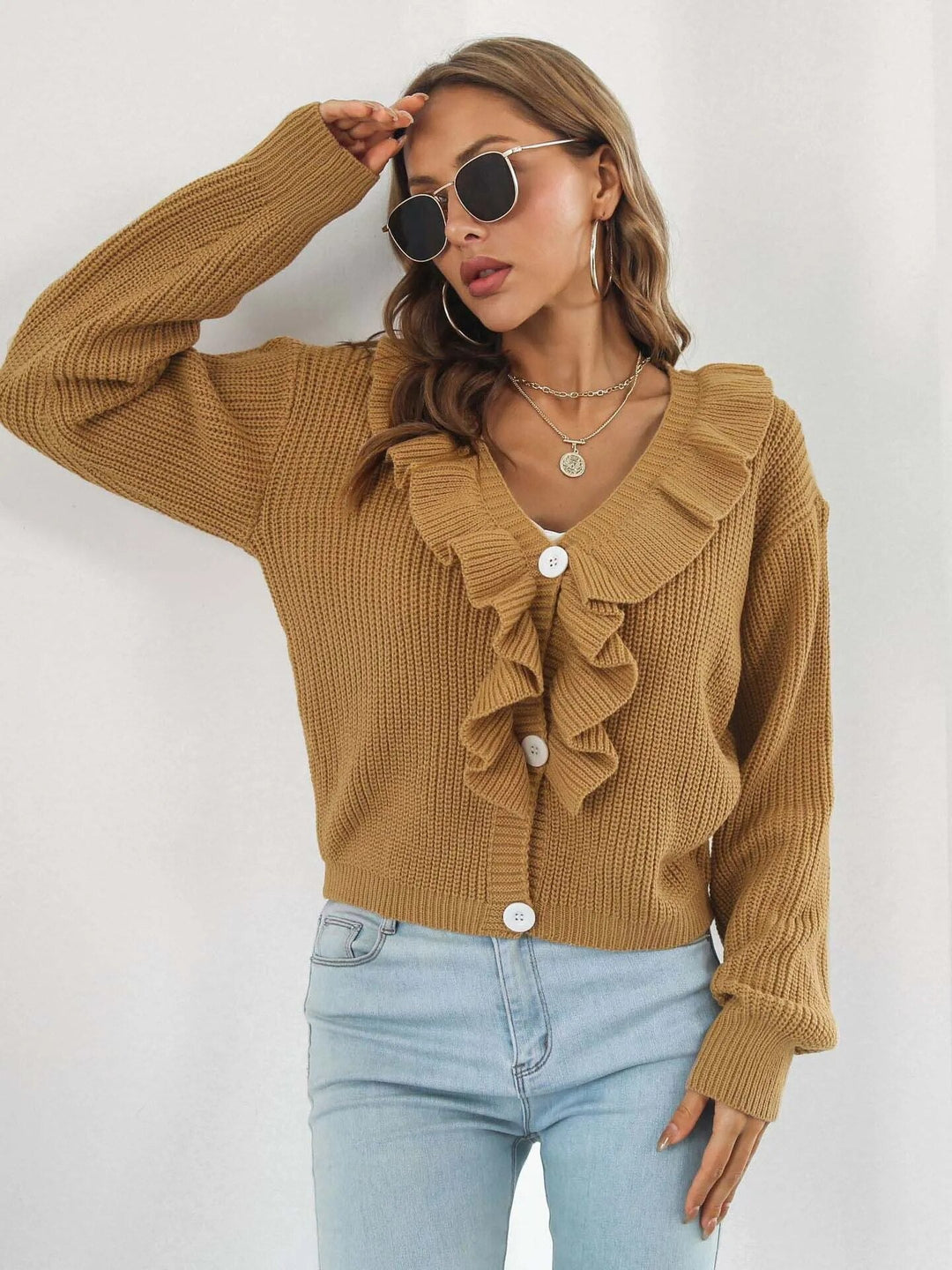 Levoire | Veste En Tricot Avec Un Col Ludique