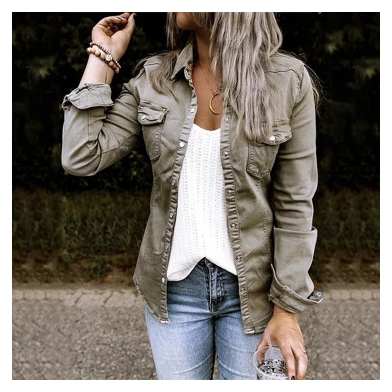 Levoire | Confort CHEMISE EN JEAN Gris