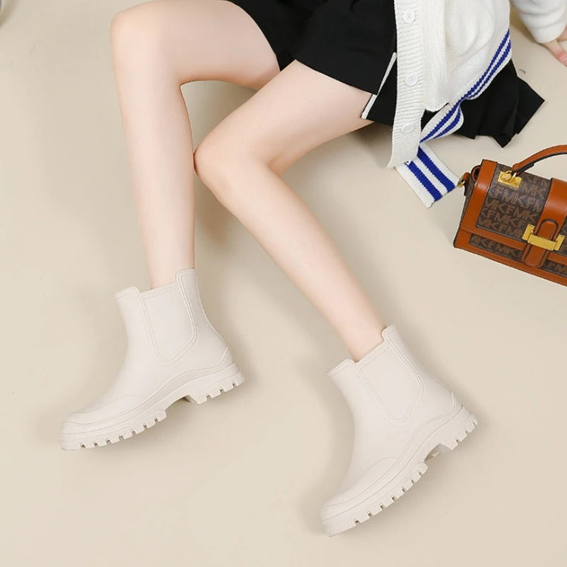 Levoire | Bottes De Pluie Semi-Hautes Imperméables De Luxe Pour Femmes