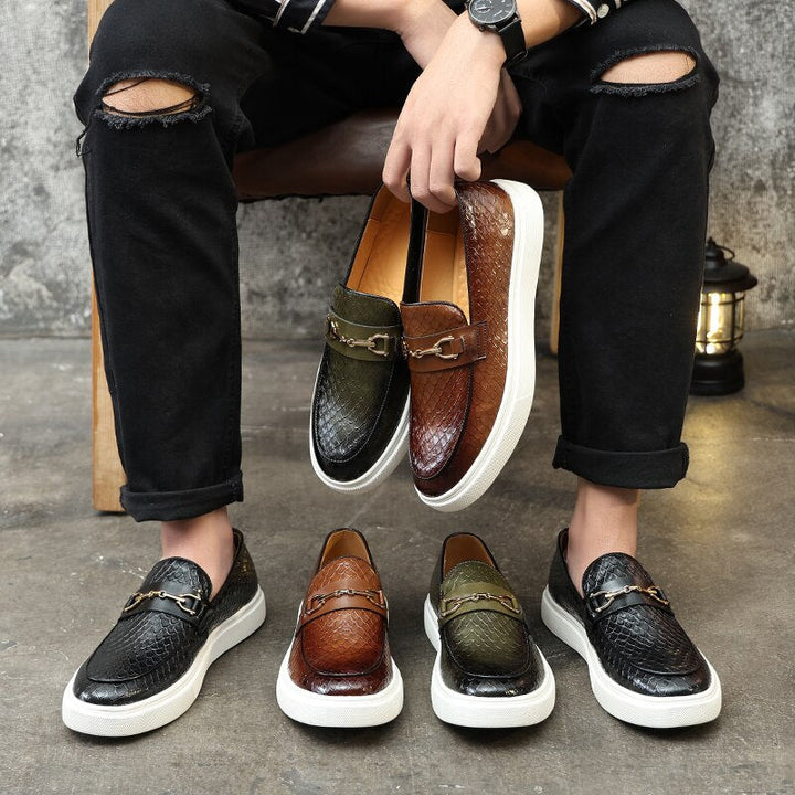 Levoire | NoirVert Ombre loafer