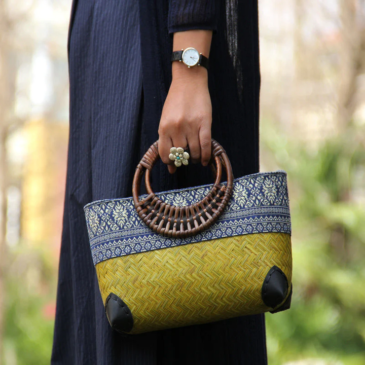 Levoire | Sac tissé à la main Gelb