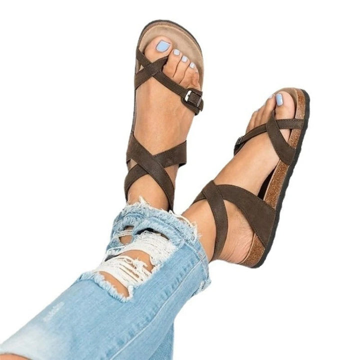Levoire | Cuir Synthétique Sandales À Boucle