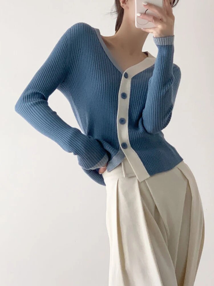 Levoire | Veste En Tricot Avec Bouton