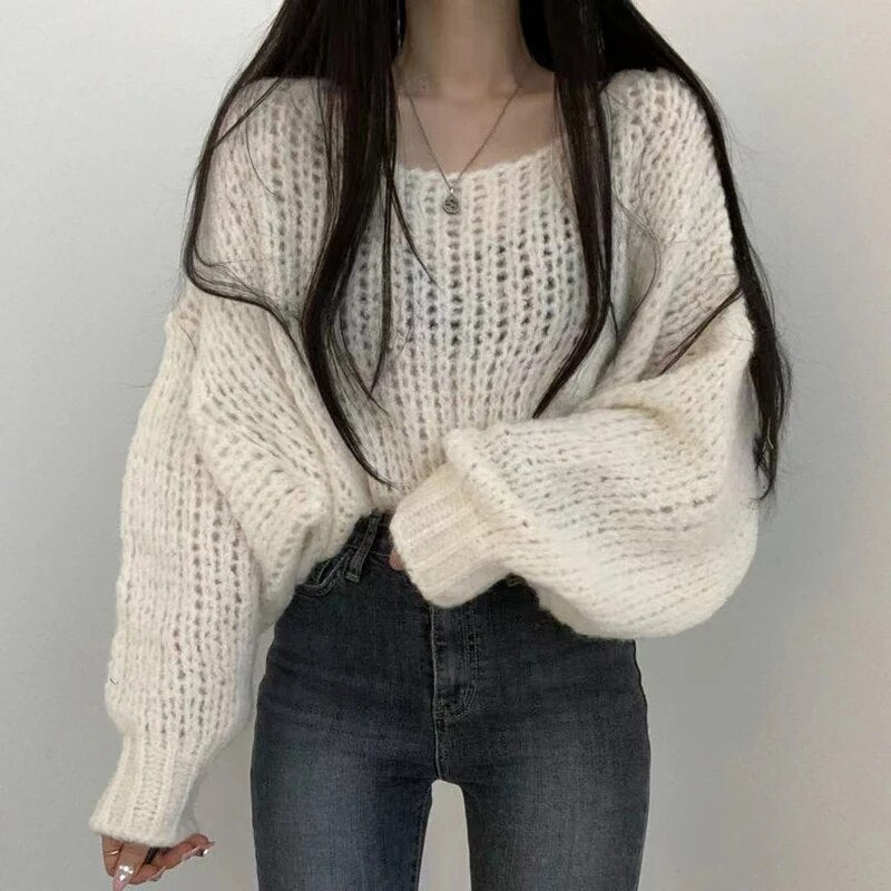 Levoire | Tricoté À Manches Amples une taille Blanc