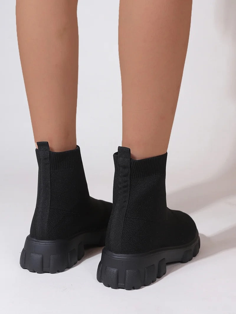 Levoire | Bottes En Filet Tendance Et Confortables Avec Semelle Haute Pour Femmes