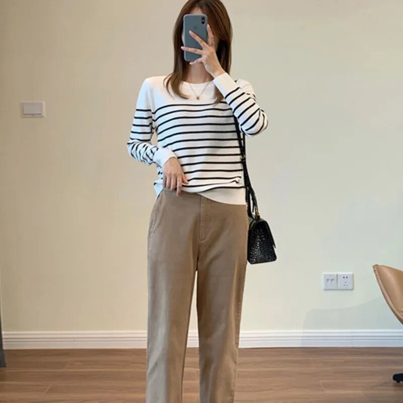 Levoire | Pull À Rayures Col Rond