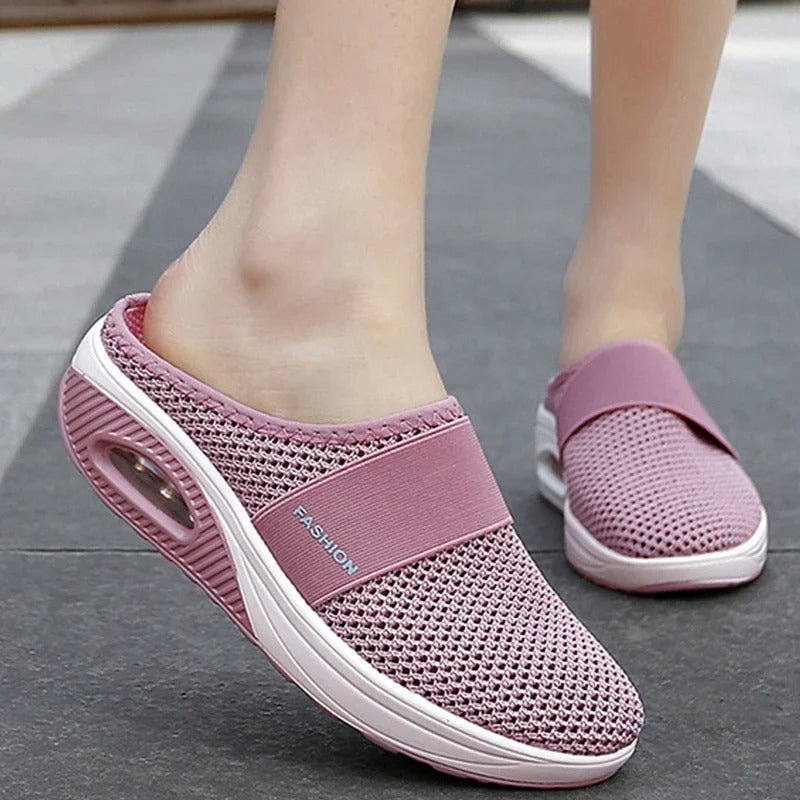 Levoire | Baskets Slip On Pour Femmes Avec Semelle Intérieure Douce Rosa