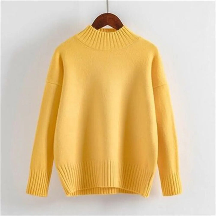 Levoire | Doux Pull Look Cachemire une taille Jaune