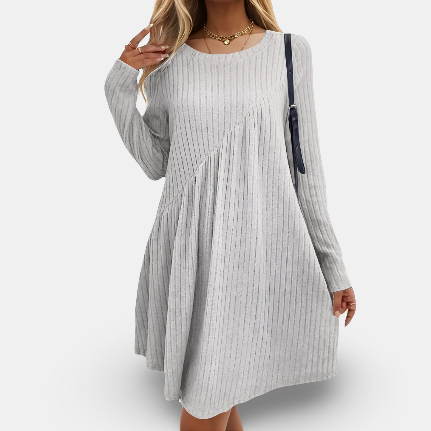 Levoire | Robe douce et confortable Gris clair