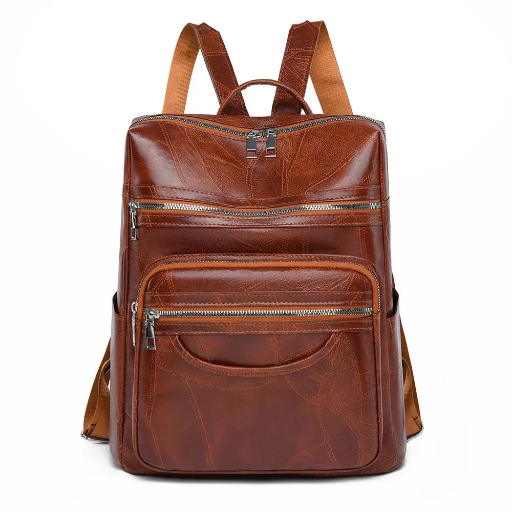Levoire | Sac à Dos en Cuir Durable Braun