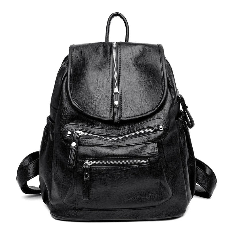 Levoire | Sac En Cuir Confortable Et Léger Pour Femmes Musta
