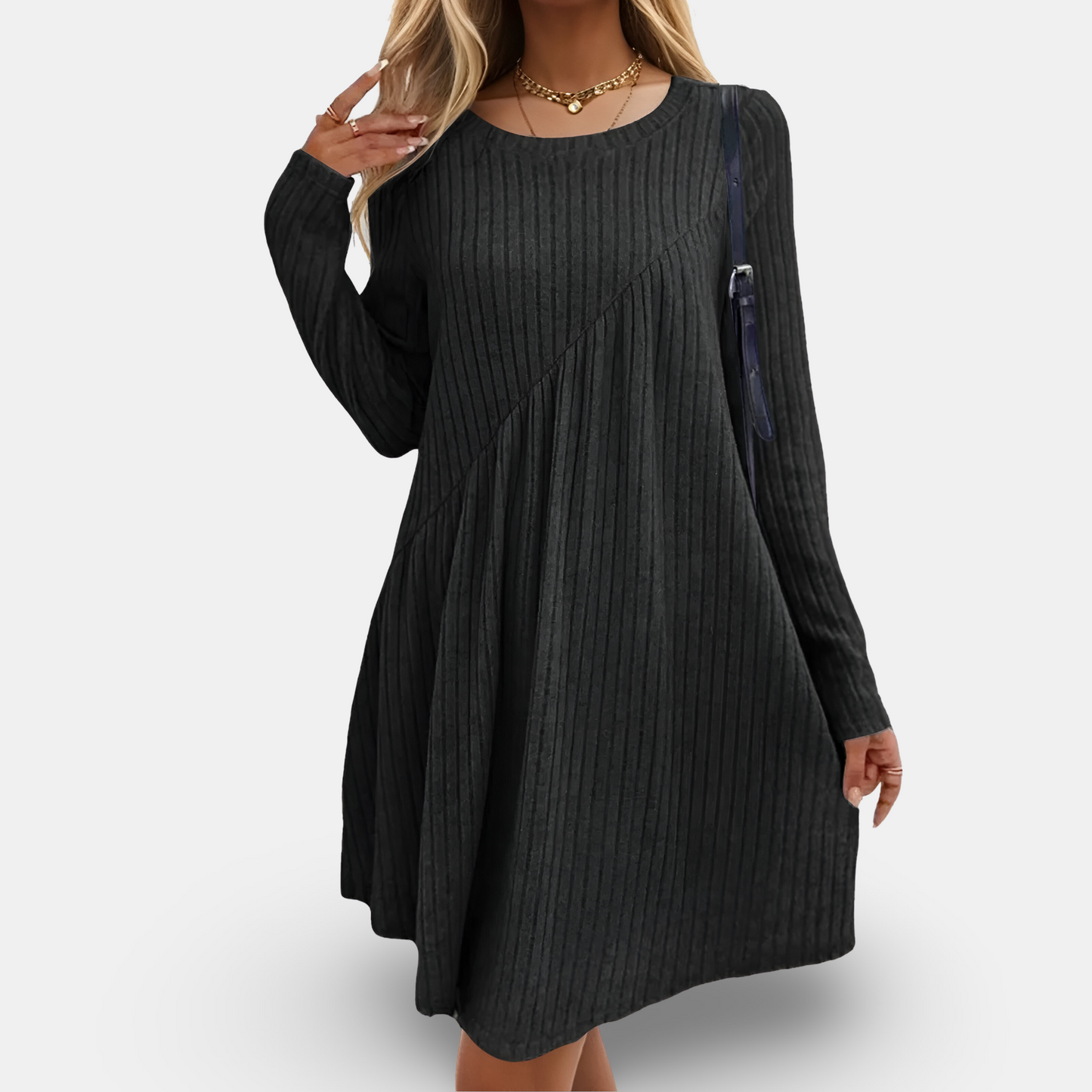 Levoire | Robe douce et confortable Noir