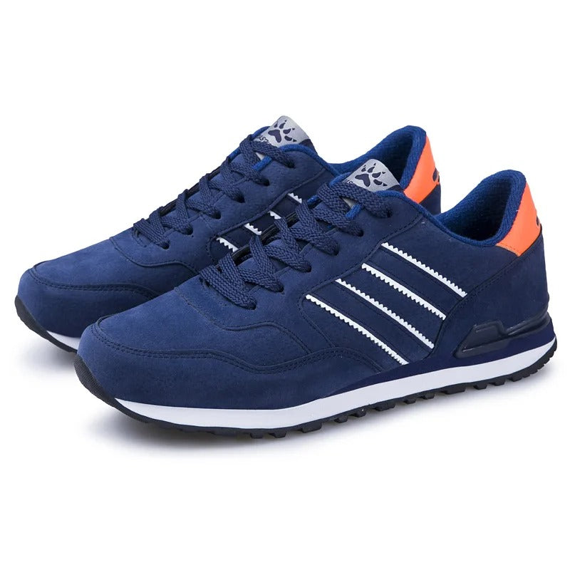 Levoire | Chaussure De Ville Ergonomique Pour Hommes Cuir bleu