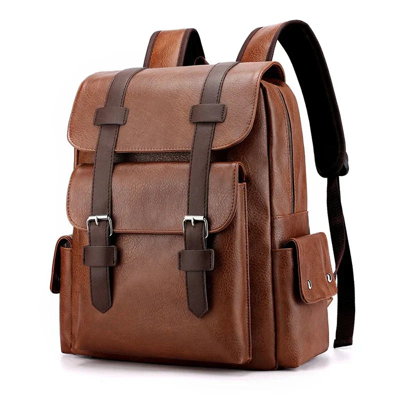 Levoire | Sac Élégant En Cuir Véritable Braun