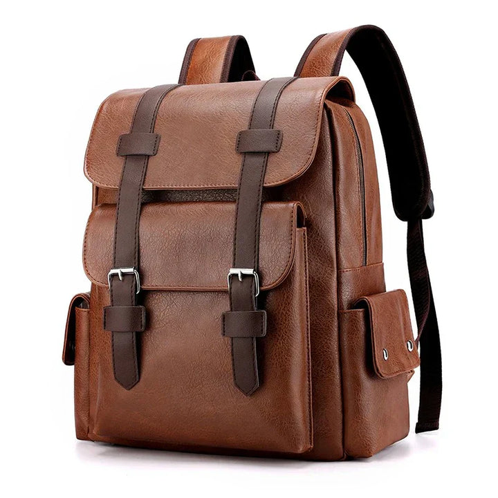 Levoire | Sac Élégant En Cuir Véritable Braun