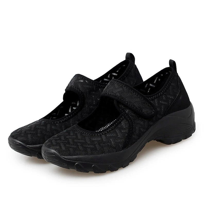 Levoire | Confortable Botte Tennari Varematti Avec Fermeture Pour Femmes Noir