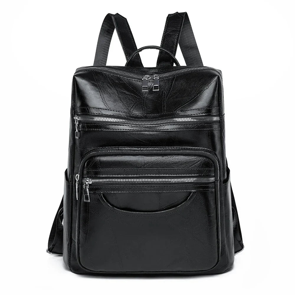 Levoire | Sac à Dos en Cuir Durable Noir