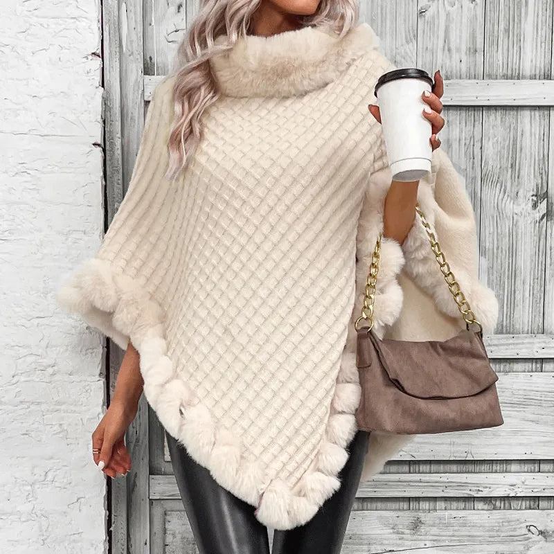 Levoire | Poncho Épais Tissé APRIKOSI