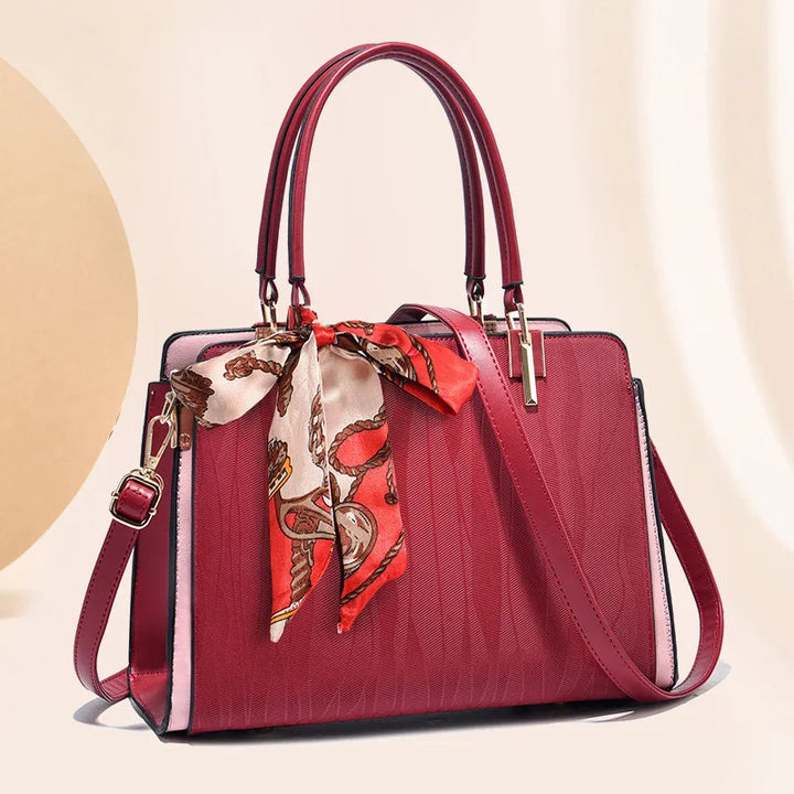Levoire | accessoire en écharpe carrée à main Rouge