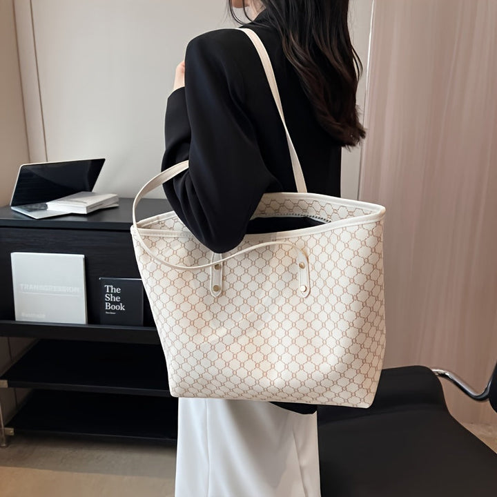 Levoire | Sac Géométrique Rétro Blanc