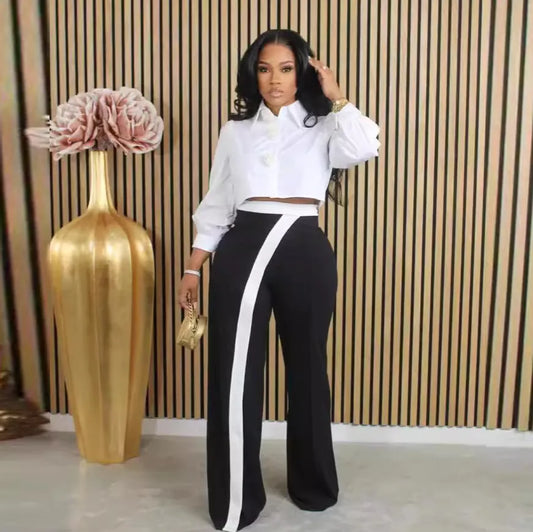 Levoire | coupe droite large bas doit