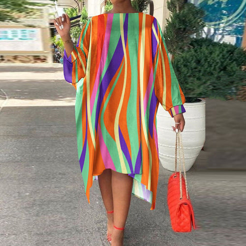 Levoire | grande chemise à manches longues multicolore